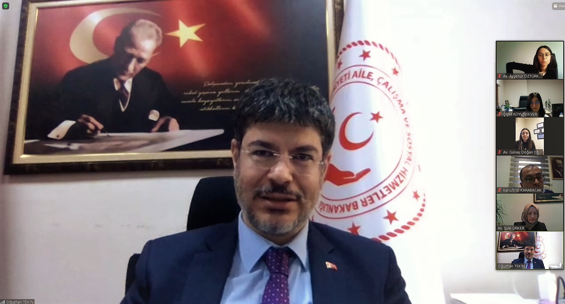 Hukuk Birimleri Bölge Koordinasyon ve İstişare Toplantılarına Genel Müdürümüz Av. Oğuzhan Tekin başkanlığında devam edildi. Toplantı elektronik ortamda online olarak gerçekleştirildi.