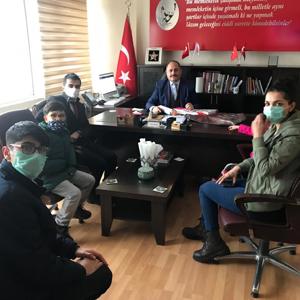 Müdür Kaya, Matematik Dünya Şampiyonu Velieceoğlu'nu Kabul Etti - fotoğraf 1