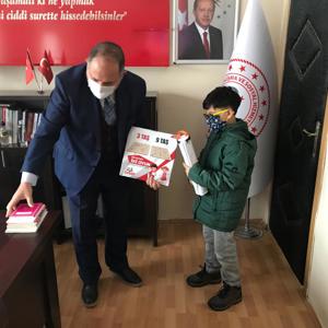 Müdür Kaya, Matematik Dünya Şampiyonu Velieceoğlu'nu Kabul Etti - fotoğraf 2