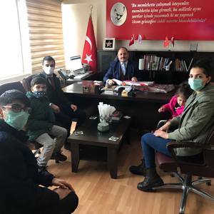 Müdür Kaya, Matematik Dünya Şampiyonu Velieceoğlu'nu Kabul Etti - fotoğraf 4