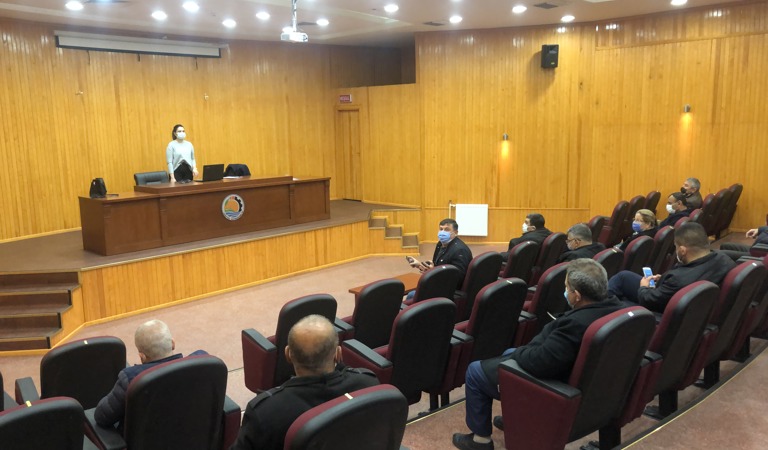 Payas ve Dörtyol İlçe Muhtarlarına   “Madde Kullanım Riski ve Madde Bağımlılığından Korunma” Konulu Seminer Verildi.