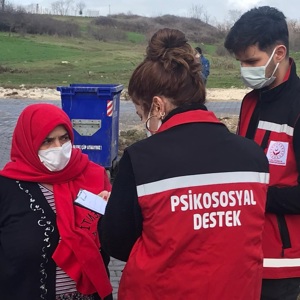 İlimiz Babaeski ilçesi ile Alpullu beldesinde meydana gelen sel felaketinden dolayı Müdürlüğümüz Psikososyal Destek Öncü ekibi sahada çalışmalara başlamıştır. - fotoğraf 1