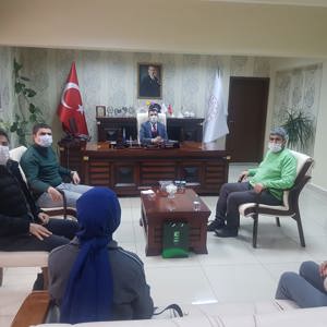 YEDAM Şube Başkanından İl Müdürümüz Tarık KUŞMAN’ı ziyaret etti. - fotoğraf 1