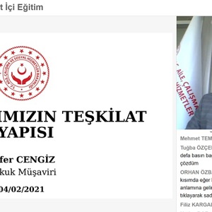 Genel Müdürlüğümüz Tarafından Eğitim ve Yayın Dairesi Başkanlığı İşbirliği ile Bakanlığımız AÇSH İl Müdürlükleri Emrinde Görevli Avukatlarımıza Yönelik “Hizmet İçi Eğitim Programı” Düzenlenmiştir.  - fotoğraf 1