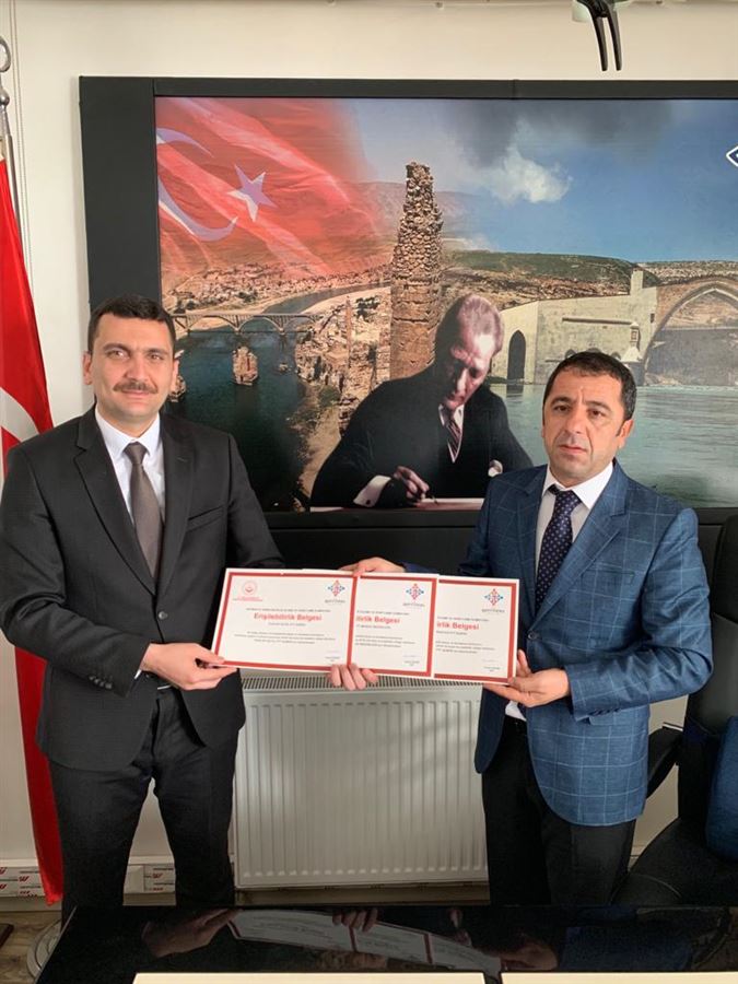 İL MÜDÜRLÜĞÜMÜZ TARAFINDAN PTT VE SHM' YE ERİŞİLEBİLİRLİK BELGESİ VERİLDİ