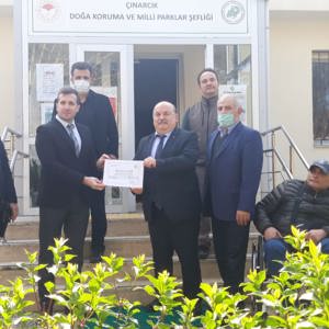 “Çınarcık Doğa Koruma ve Milli Parklar Şefliğine ” Erişilebilirlik Belgesi Verildi. - fotoğraf 1