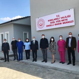 İl Müdürümüz Sayın Faruk UYSAL Vize İlçesinde Faaliyet Gösteren Özel Vize Mete Engelli Bakım Merkezine Erişilebilirlik Belgesi Verdi.  - fotoğraf 2