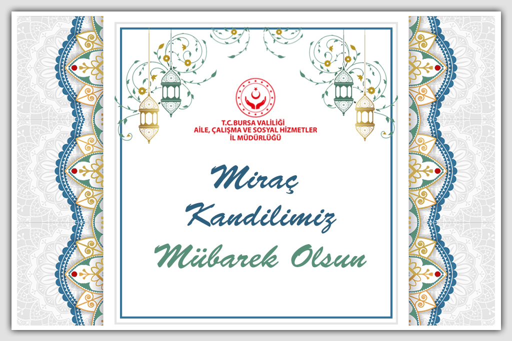 Miraç Kandilimiz Mübarek Olsun