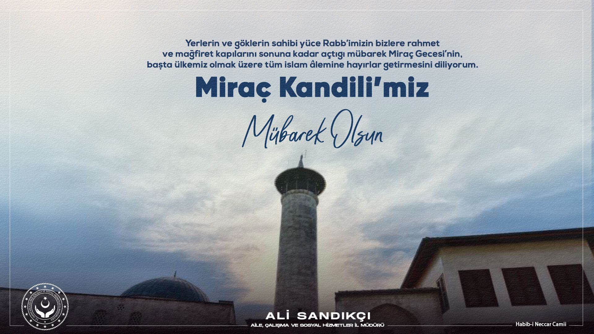 Miraç Kandili Mesajı