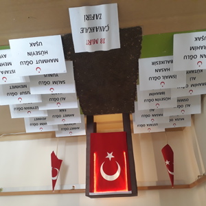 18 Mart Çanakkale Zaferi ve Şehitleri Anma Günü Uşak Çocuk Evleri Sitesi Müdürlüğünde kutlandı. - fotoğraf 1