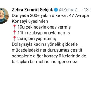 Bakan Selçuk:"Kadına Yönelik Şiddetle Mücadeledeki Net Duruşumuz Çeşitli Sebeplerle Diğer Konsey Ülkelerinde De Tartışılan Bir Metine İndirgenemez" - fotoğraf 1