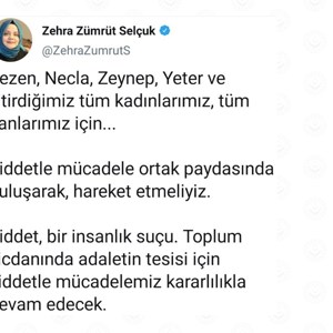 Bakan Selçuk: “Kadına Yönelik Şiddetle Mücadeleye Kararlılıkla Devam Edeceğiz” - fotoğraf 1