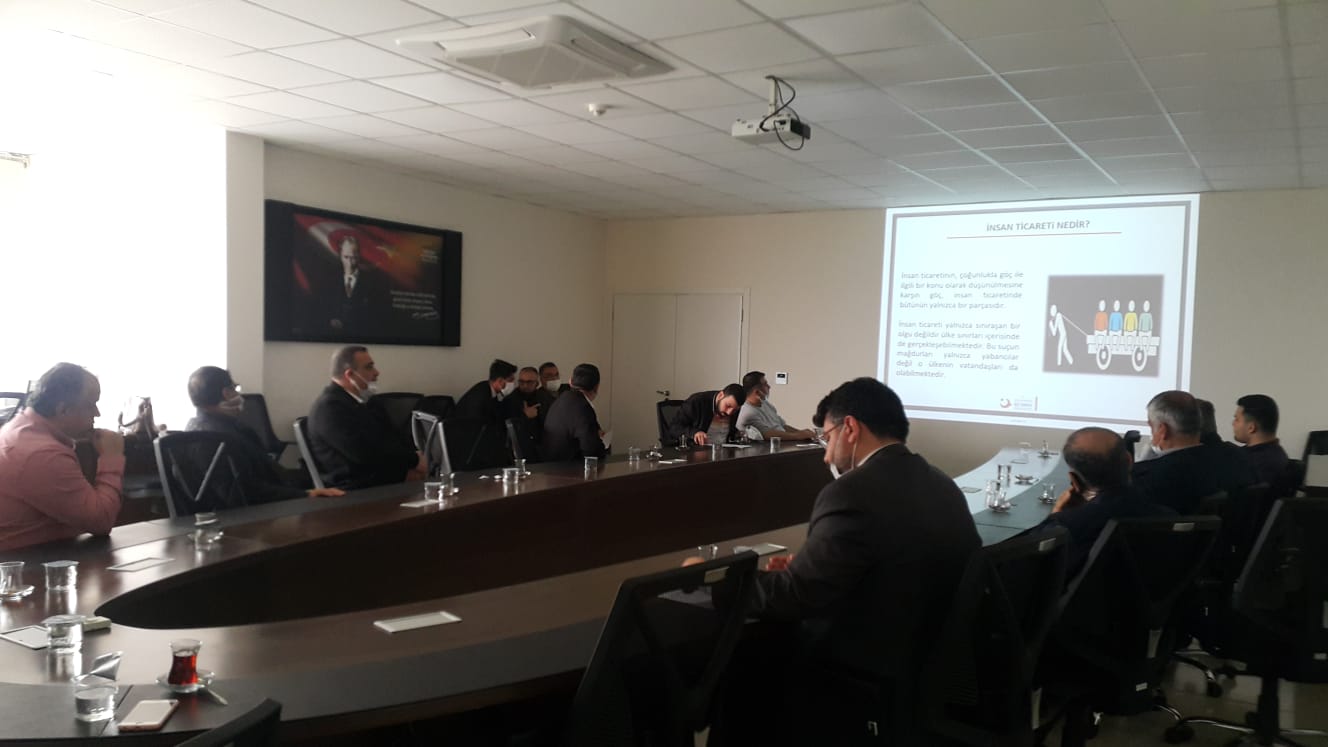 "İnsan Ticareti ile Mücadelede Farkındalık" Konulu Eğitim Verildi.