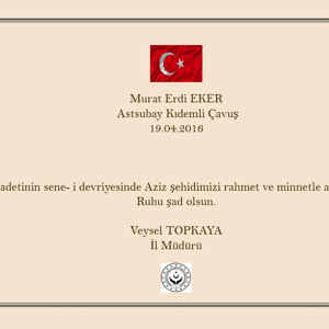 Sene-i Devriyesinde Aziz Şehidimizi Rahmetle Anıyoruz  - fotoğraf 1