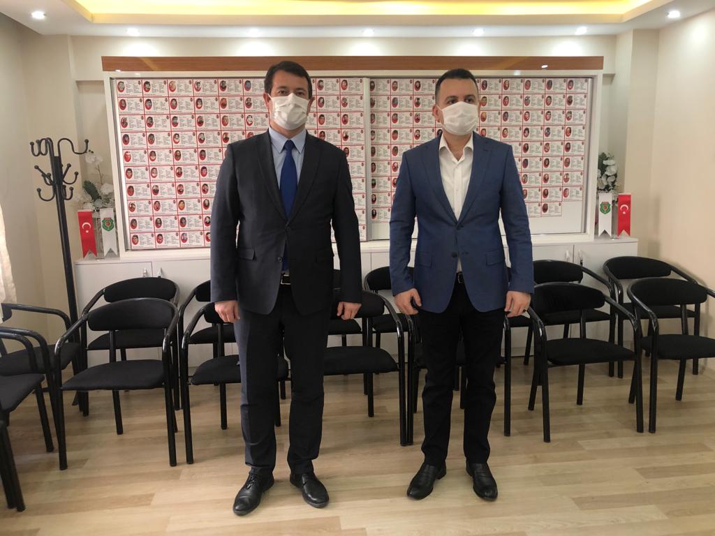 İl Müdürümüz Mustafa Feridun GÜLGEÇ Türkiye Harp Malulü Gaziler Şehit Dul ve Yetimler Derneği’ni Ziyaret Etti