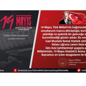 19 Mayıs Atatürk'ü Anma, Gençlik ve Spor Bayramı - fotoğraf 1