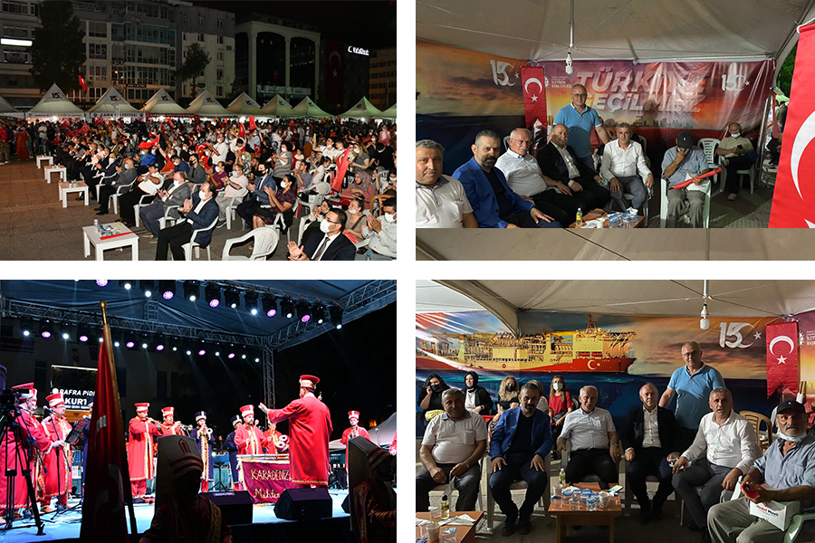 Cumhuriyet Meydanında 15 Temmuz Programı Yapıldı 