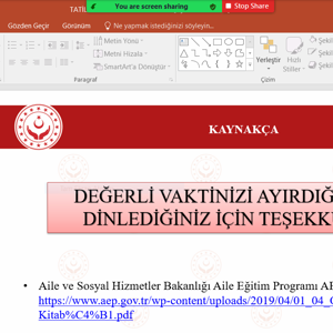 TATİL DEYİNCE KONULU ÇEVRİMİÇİ EĞİTİM GERÇEKLEŞTİRİLDİ. - fotoğraf 2