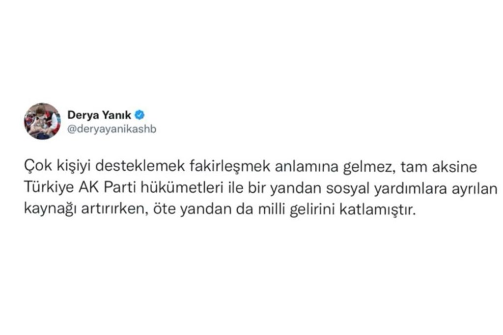 Bakanımız Yanık: “Türkiye Bir Yandan Sosyal Yardımlara Ayrılan Kaynağı Artırırken Öte Yandan Milli Gelirini Katlamıştır"