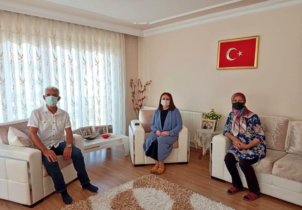 Gazi Uzman Çavuş Uysal ARICAN'a Ziyaret