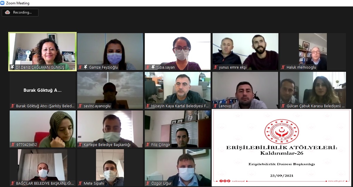 “Erişilebilirlik Atölyeleri: Kaldırımlar”  İl Belediyeleri ile Devam Ediyor