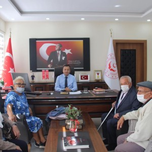  Huzurevi Müdürümüz Bahar Ünlü ve Huzurevi Sakinlerimizden İl Müdürümüz Osman Toprakçı’ya Ziyaret - fotoğraf 1