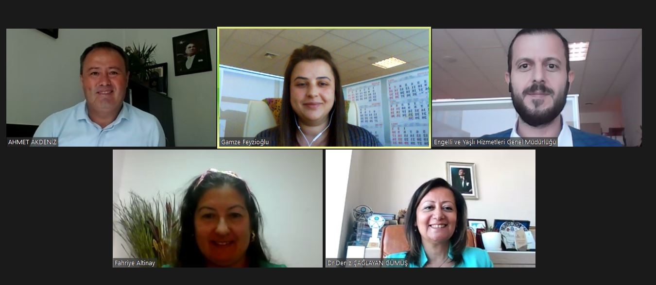 EYHGM ile Kuzey Kıbrıs Türk Cumhuriyeti (KKTC) Cumhurbaşkanlığı Erişilebilirlik Konusunda İşbirliği Konulu Çevrimiçi Toplantı Gerçekleştirildi