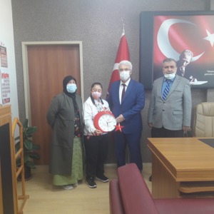 Avrupa Şampiyonu İl Müdürlüğümüzü ziyaret etti. - fotoğraf 2