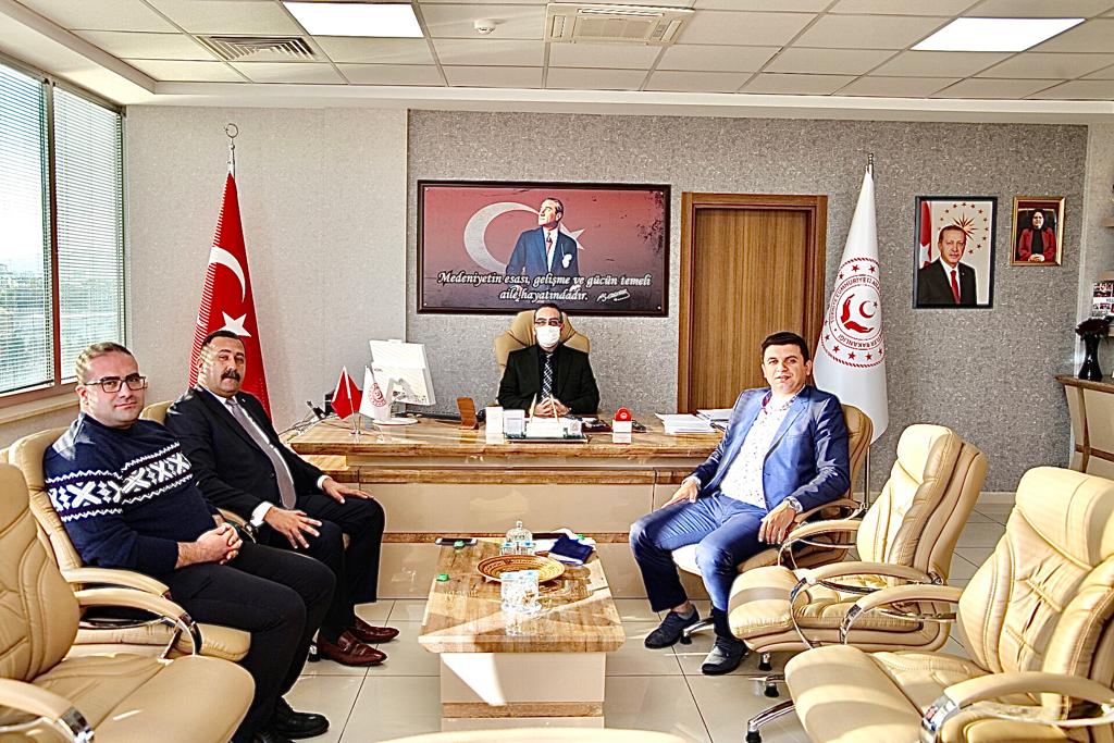 Öz Büro İş Ankara 2 No’lu Şube Başkanı Fatih DANIŞAN’dan İl Müdürümüze Ziyaret