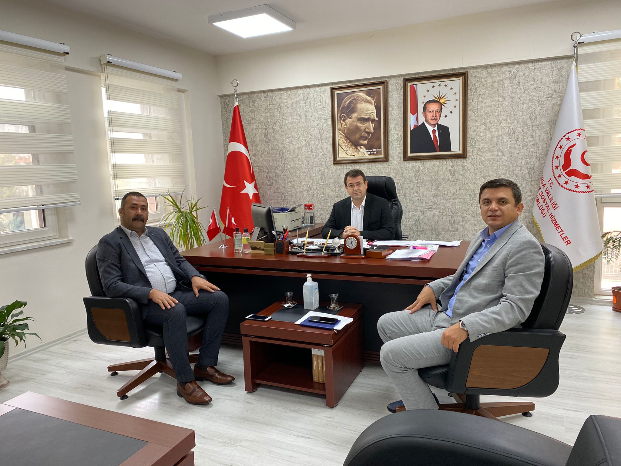 Öz Büro-İş Sendika Yönetimi İl Müdürümüzü Ziyaret Etti