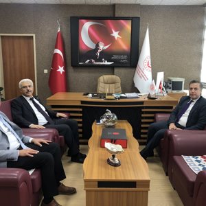 İlimiz Dinar İlçe Kaymakamımız Sayın Selami Kapankaya, İl Müdürümüz Sayın Bekir Yümnü’ye ziyarette bulunmuştur. Nazik ziyaretleri için kendisine teşekkür ederiz. - fotoğraf 1