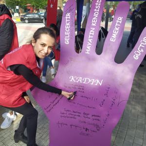 Şiddetsiz bir dünya dileğiyle,  Kadına Yönelik Şiddete Hep Birlikte Dur Diyelim - fotoğraf 6