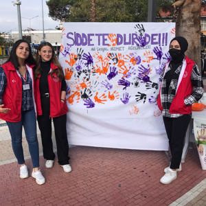 Şiddetsiz bir dünya dileğiyle,  Kadına Yönelik Şiddete Hep Birlikte Dur Diyelim - fotoğraf 2