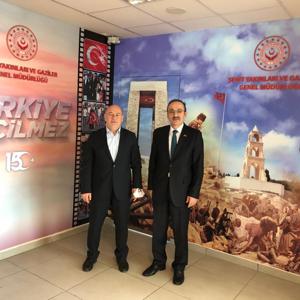 ŞEHİT YAKINLARI VE GAZİLER GENEL MÜDÜRLÜĞÜNE ZİYARET  - fotoğraf 1