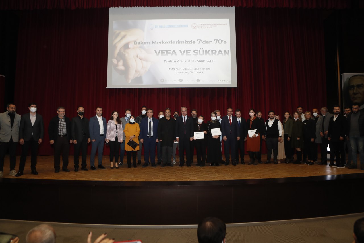 Bakım Merkezlerimizde 7’den 70’e Vefa ve Şükran Programı