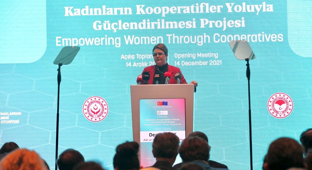 Bakanımız Derya Yanık, Kadınların Kooperatifler Yoluyla Güçlendirilmesi Projesi Açılış Toplantısı'na Katıldı