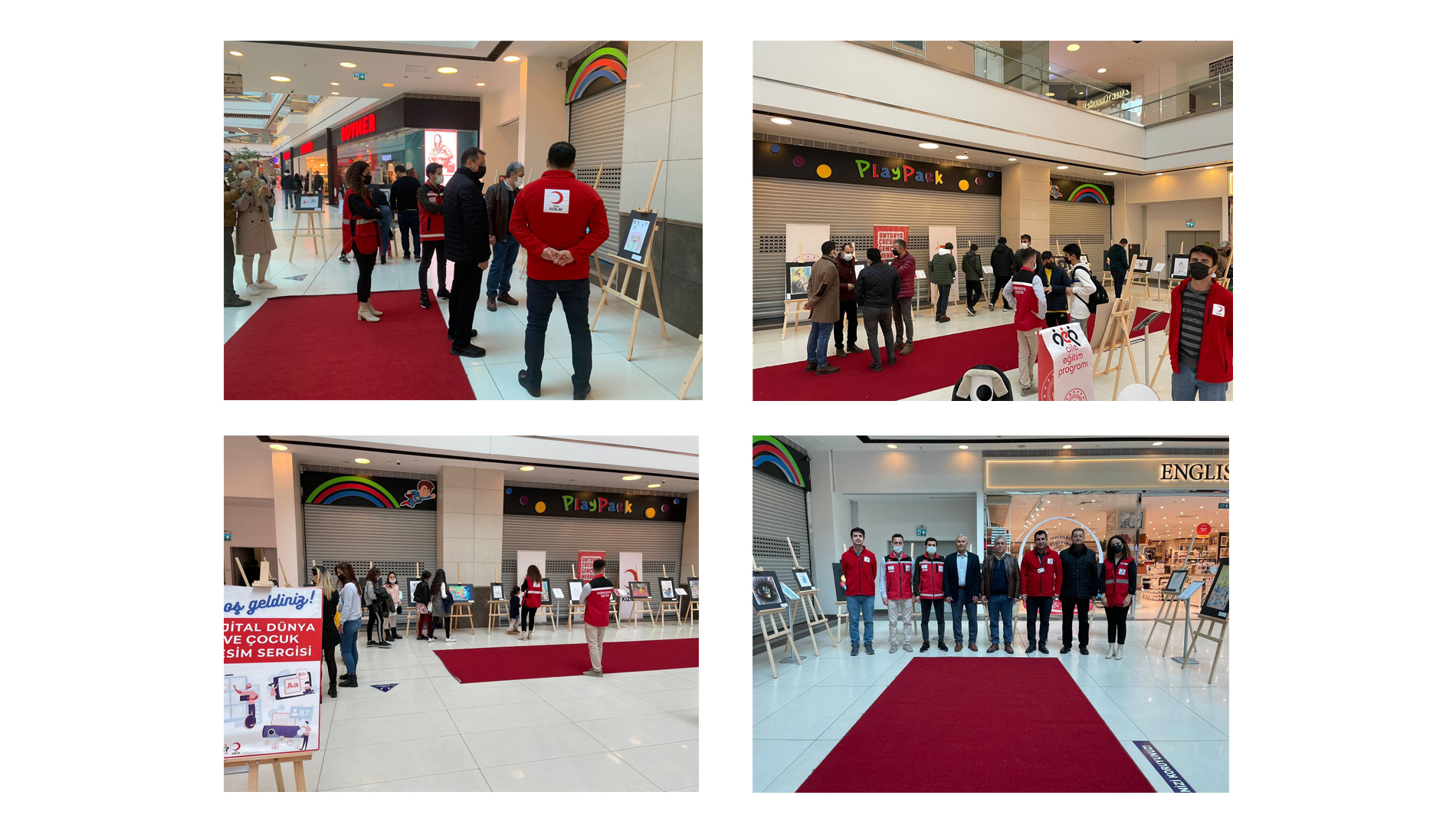 Dijital Dünya ve Çocuk adlı resim sergisi gerçekleştirildi.