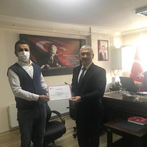 İl Müdürlüğümüz Personeline Başarı Belgeleri Takdim Edildi. - fotoğraf 2