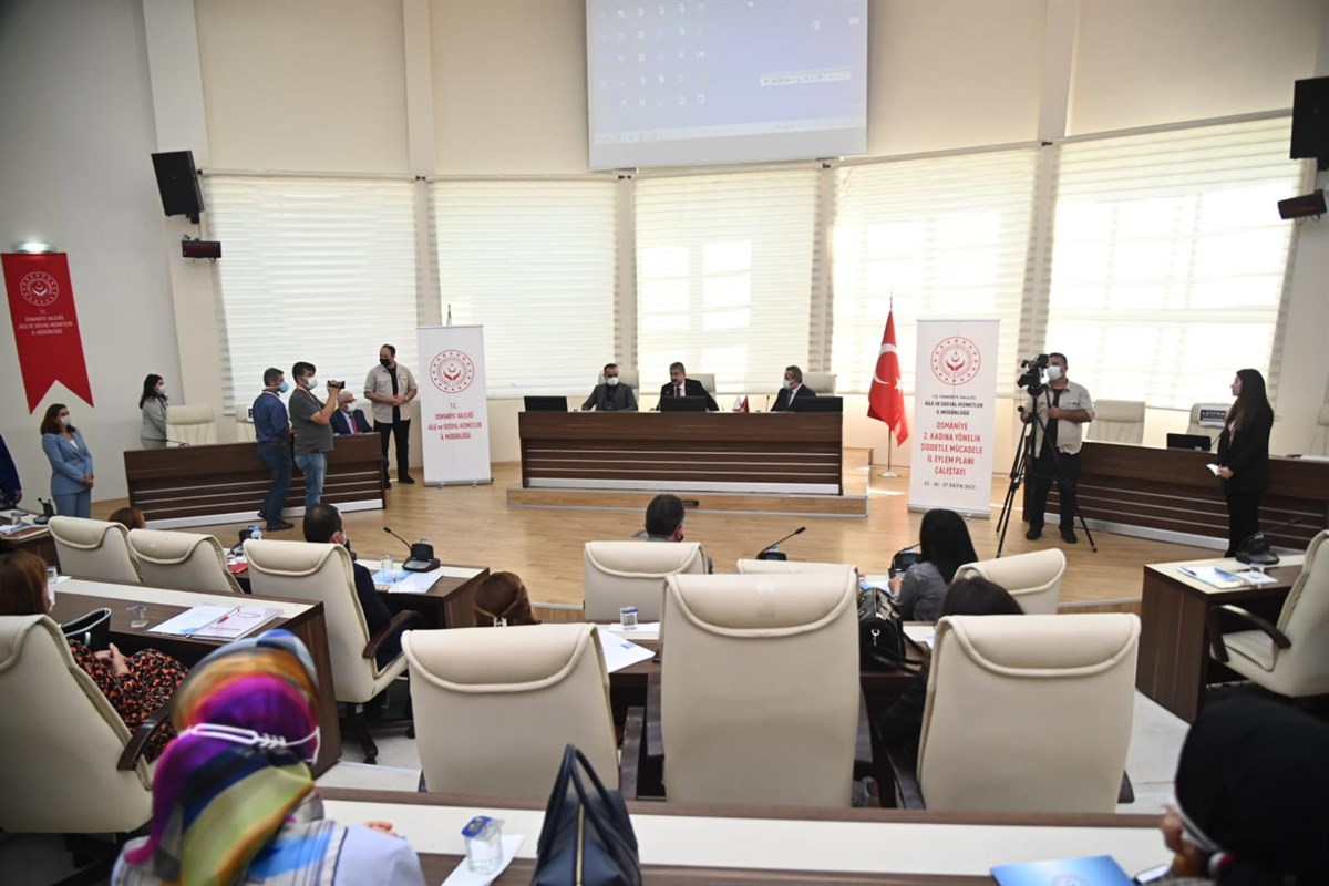 2. Osmaniye Kadına Yönelik Şiddetle Mücadele İl Eylem Planı Çalıştayı Onaylandı