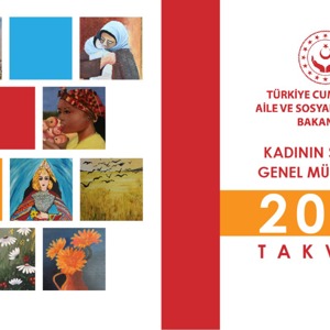 Kadın konukevindeki kadınların ellerinden çıkan eserler, 2022 yılı takvimini donattı - fotoğraf 1