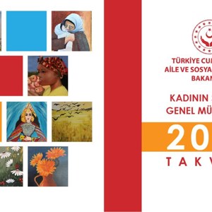 Kadın konukevindeki kadınların ellerinden çıkan eserler, 2022 yılı takvimini donattı - fotoğraf 1
