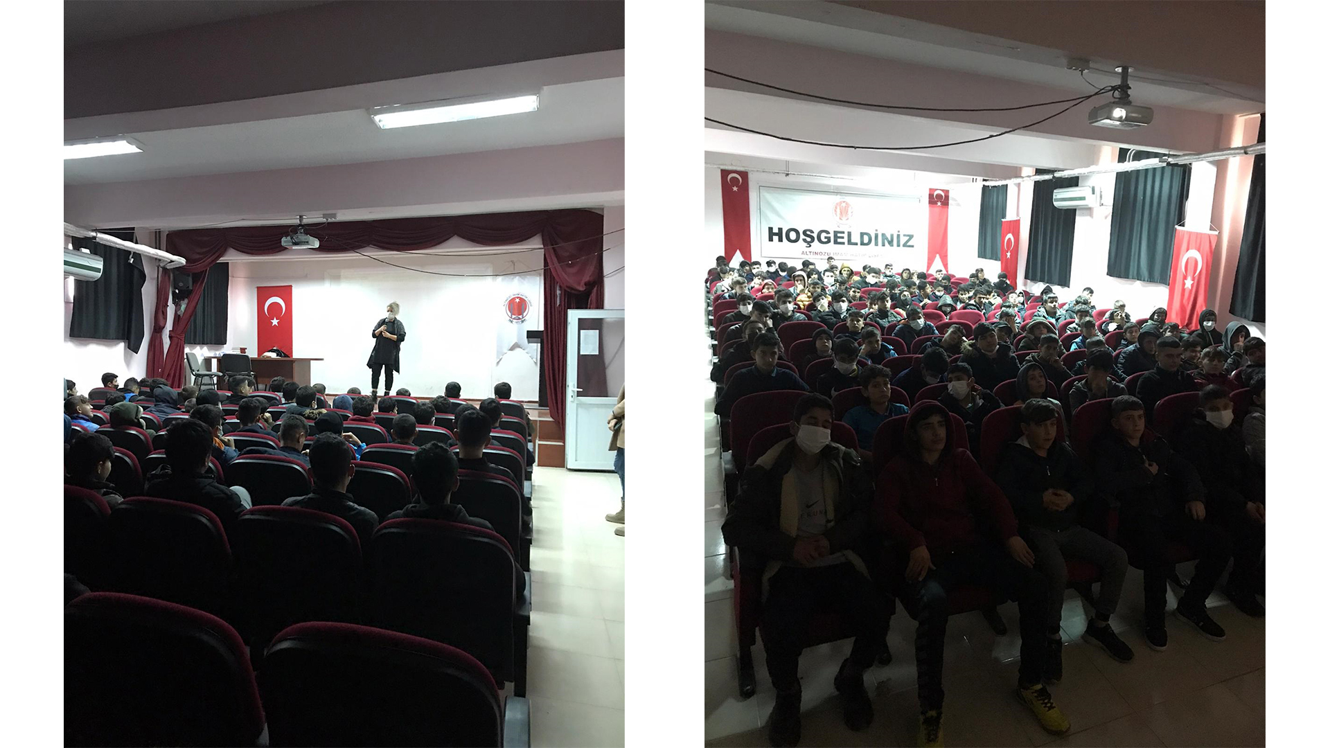 Altınözü Anadolu İmam Hatip Lisesi öğrencilerine “Akran Zorbalığı ve Şiddet Algısı” konulu seminer verildi.