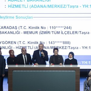 Cumhurbaşkanı Erdoğan  ve Aile ve Sosyal Hizmetler Bakanı Derya Yanık'ın Katılımıyla "Engellilerin Kamu Kurumlarına Yerleştirilmesi" Töreni Düzenlendi - fotoğraf 2