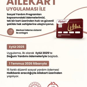 Ailekart İle Sosyal Yardım Ödemelerinde Kolaylık Ve Güven - fotoğraf 1
