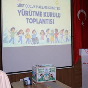 Siirt Çocuk Hakları Komitesi Toplantısı - fotoğraf 3
