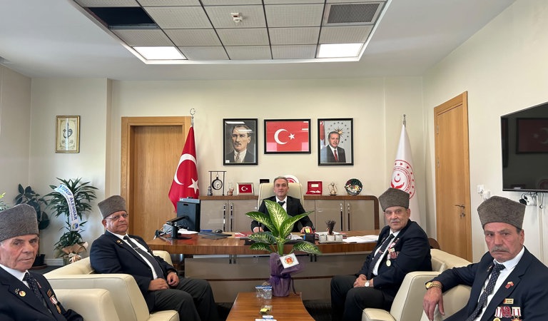 Muharip Gazilerimizden İl Müdürümüze Ziyaret