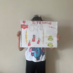 15 Temmuz Demokrasi ve Millî Birlik Günü Kapsamında Anlamlı Bir Resim Etkinliği Gerçekleştirdi - fotoğraf 3