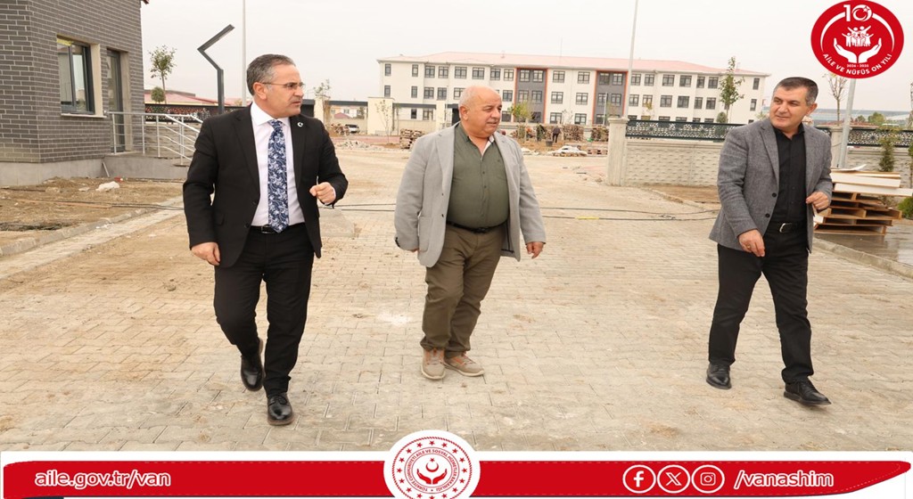İl Müdürümüz Sayın Vefa Akdoğan Yapımı Devam Eden Sosyal Hizmet Kampüsünü Ziyaret Etti