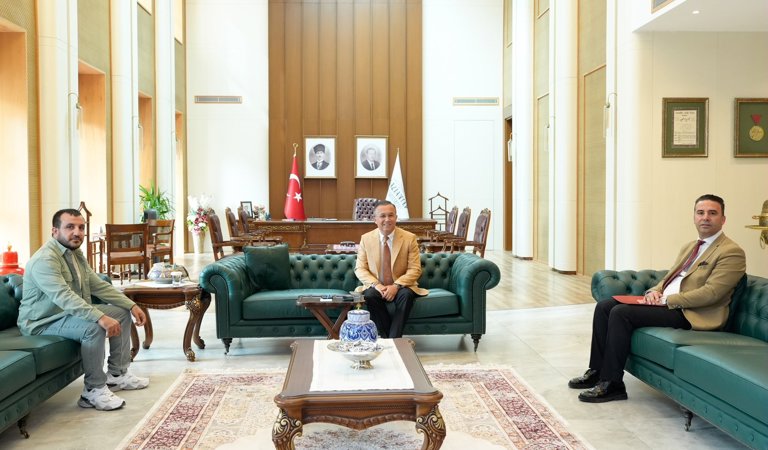 Şehidimizin Kardeşiyle Birlikte Valimiz Sayın Kemal Çeber’i Ziyaret Ettik