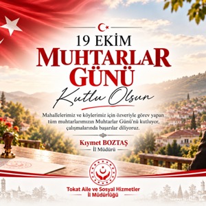 İl Müdürümüz Kıymet BOZTAŞ'ın 19 Ekim Muhtarlar Günü Mesajı - fotoğraf 1
